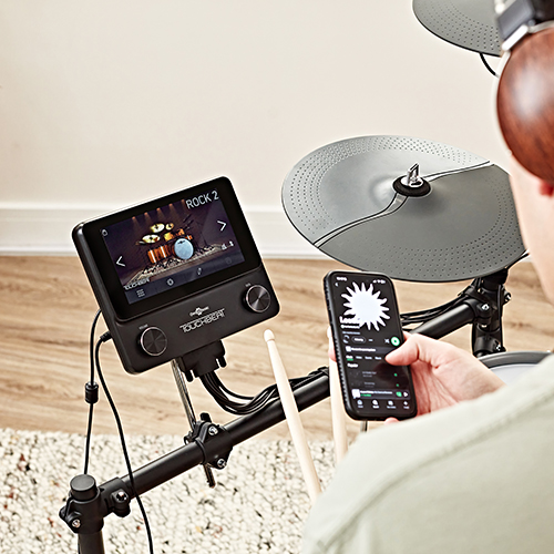 Telefoon verbonden met de TOUCHBEAT-module via Bluetooth Connectiviteit