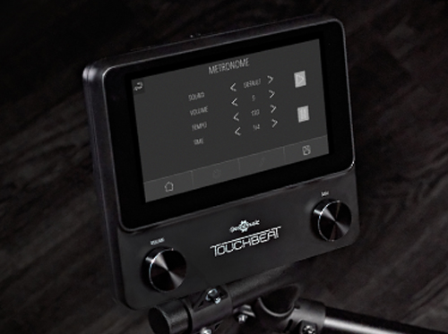 Ingebouwde metronoomregelaars op de TOUCHBEAT-touchscreenmodule